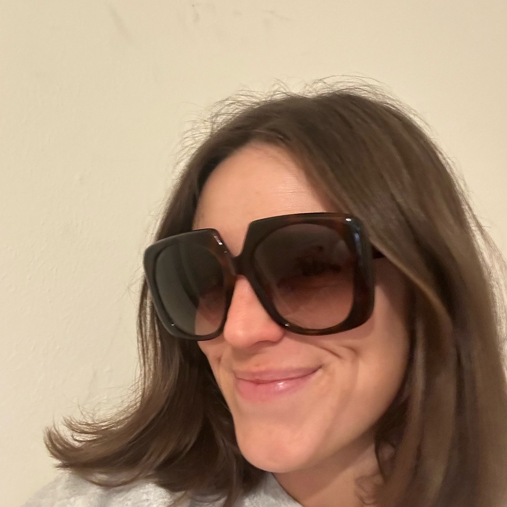 MaxMara Havana Tortoise Shell Sunglasses - Picture 3 of 3